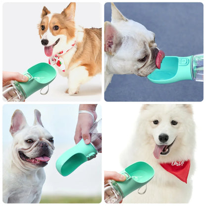 Portable Dog Water Bottle Food and Water Container for Dog Pets Feeder Bowl Outdoor Travel Drinking Bowls Outing Supplies